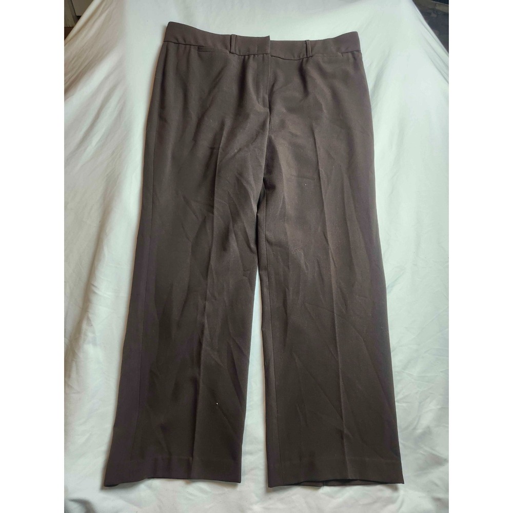 New‎ Directions Woman Dress Pants 16W Plus Brown Business Casual Office Workwear